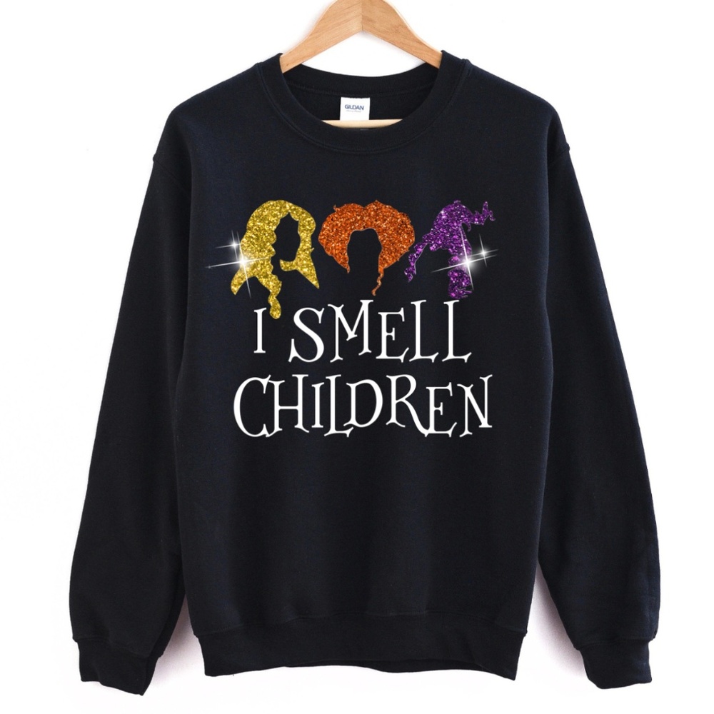 Hocus Pocus Womens Halloween Sweatshirt Crewneck